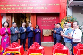 Hà Nội gắn biển công trình tại Di tích lịch sử 48 Hàng Ngang - nơi Bác Hồ viết Tuyên ngôn Độc lập