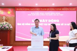 Nhà xuất bản Chính trị quốc gia Sự thật phát động ủng hộ đồng bào bị thiệt hại do cơn bão số 10