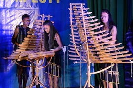 Đông đảo thí sinh tham dự cuộc thi độc tấu và hòa tấu nhạc cụ dân tộc toàn quốc 2020