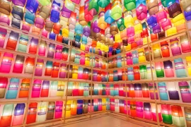 1.300 chiếc đèn lụa tỏa sáng rực rỡ tại Hà Nội