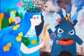 Chương trình “Đại sứ màu xanh” dành cho các em nhỏ yêu nghệ thuật