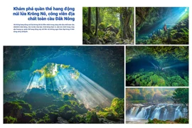 Bộ ảnh "Khám phá quần thể hang động núi lửa Krông Nô" tiếp tục được vinh danh