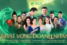 Các nghệ sĩ nổi tiếng góp mặt trong đêm nhạc "Khát vọng doanh nhân" 