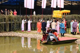 Tái hiện nghi lễ "Tống cựu nghinh tân" tại Hoàng thành Thăng Long