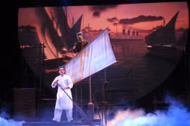 Nghệ sĩ Minh Hải giảm 7 kg để vào vai Nguyễn Tất Thành trong vở "Nợ nước non"