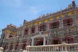 Dự án tu bổ Điện Kiến Trung - công trình quan trọng ở đại nội Huế sẽ hoàn thành vào cuối năm 2023