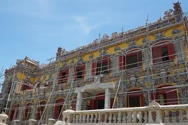 Dự án tu bổ Điện Kiến Trung - công trình quan trọng ở đại nội Huế sẽ hoàn thành vào cuối năm 2023