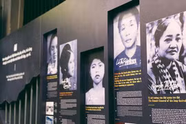 Không gian trưng bày về 9 nữ chiến sĩ cách mạng kiên trung