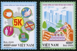 Phát hành bộ tem “Chung sống an toàn với đại dịch Covid-19” 