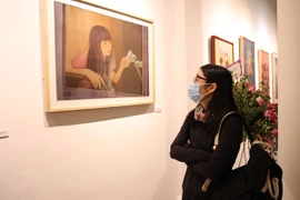 Quảng bá tranh lụa Việt Nam tại Pháp