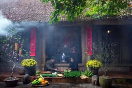“Tết làng Việt” chào Xuân Quý Mão tại làng cổ Đường Lâm