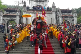 Lễ hội đền Bà Triệu được công nhận là Di sản văn hóa phi vật thể quốc gia 