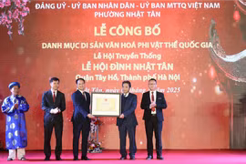  Lễ hội đình Nhật Tân là di sản văn hóa phi vật thể quốc gia