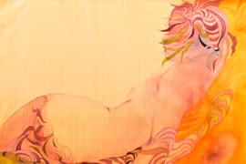 Triển lãm "Hương lụa": Những tự sự của phái đẹp trên bề mặt óng ả