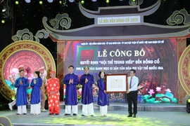 Hội thề trung hiếu đền Đồng Cổ là Di sản văn hóa phi vật thể quốc gia