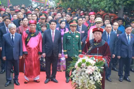 Chủ tịch nước Lương Cường dự Lễ dâng hương tưởng niệm các vua Hùng