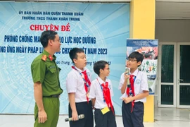 Hơn 1.800 học sinh được tập huấn kỹ năng về phòng chống ma túy và bắt nạt học đường