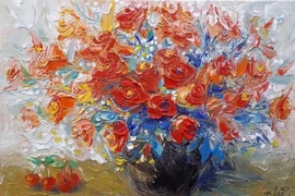 38 bức tranh "Xuân hồng" lan tỏa năng lượng tích cực đến mọi người