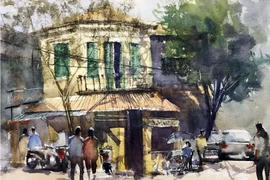 Đánh thức nét đẹp kiến trúc phố Châu Long qua góc nhìn ký họa đô thị