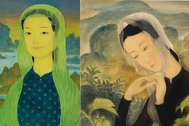"Thiếu nữ choàng khăn" của Lê Phổ đạt mức triệu đô, "Mona Lisa" của Mai Trung Thứ dừng ở mức vừa phải
