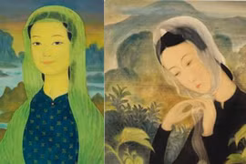 "Thiếu nữ choàng khăn" của Lê Phổ đạt mức triệu đô, "Mona Lisa" của Mai Trung Thứ dừng ở mức vừa phải