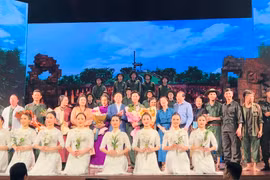 Vở chèo "Mưa đỏ" tái hiện cuộc chiến đấu bảo vệ Thành cổ Quảng Trị 