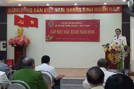 Hội cựu CAND phường Văn Miếu - Quốc Tử Giám gặp mặt đầu xuân