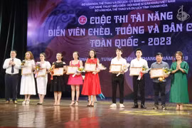 Trao 8 giải Nhất tại cuộc thi Tài năng diễn viên Tuồng và Dân ca kịch toàn quốc 2023