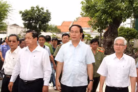 Đại tướng Trần Đại Quang trực tiếp đến hiện trường chỉ đạo điều tra vụ sát hại 6 người