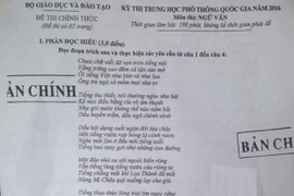 Thi THPT quốc gia: Công an sẽ xử lý đối tượng tung tin đồn lộ đề Ngữ văn