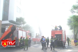 Nâng cao khả năng phối hợp chữa cháy giữa các lực lượng