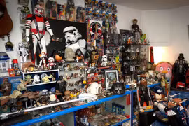 Sưu tập 20.000 vật dụng liên quan tới Star Wars