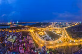 Ngắm nhìn Hà Nội giờ tan tầm