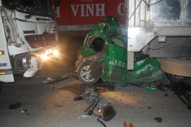 4 ô tô húc nhau, 1 người chết, 2 người bị thương