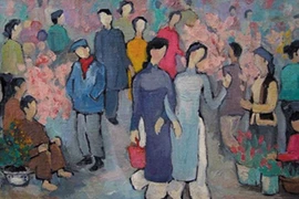 Chợ tranh Tết năm 2016