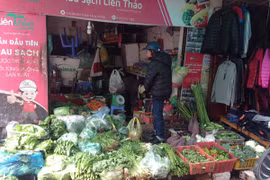 Rau xanh Hà Nội ít biến động