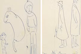 Bức vẽ "nguệch ngoạc" giá "khủng"