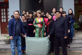 Mang chăn ấm đến với học sinh biên giới Hà Giang