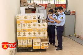 Tạm giữ hơn 900 chai rượu có dấu hiệu nhập lậu
