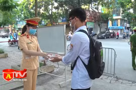 Công an Hà Nội bảo vệ thành công kỳ thi tốt nghiệp THPT Quốc gia 