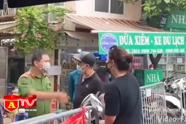 Xử lý nghiêm hành vi gây rối, chống đối tại chốt kiểm soát dịch bệnh