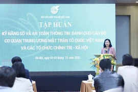 Nâng cao kỹ năng số và an toàn thông tin cho cán bộ khối MTTQ, các đoàn thể Trung ương