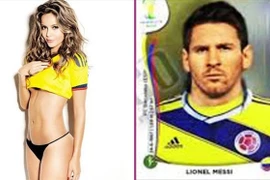 Siêu mẫu xinh đẹp nhầm Messi là người Colombia