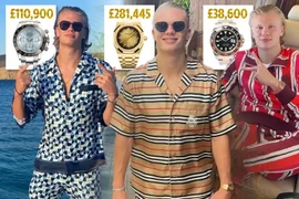 Ngắm bộ sưu tập đồng hồ đắt đỏ của Haaland