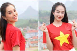 Dàn Hoa hậu, người đẹp khoe sắc ở Tiền Phong Marathon 2023