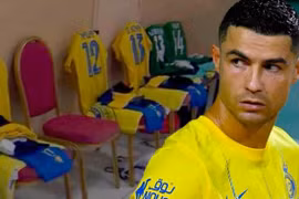 Choáng với phòng thay đồ nhếch nhác Ronaldo và Al Nassr phải sử dụng