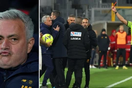 HLV Mourinho lần thứ 3 bị đuổi giữa trận