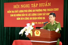 Nâng cao chất lượng Cảnh sát khu vực "vì nhân dân phục vụ"