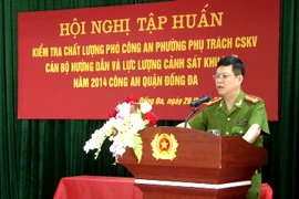 Nâng cao chất lượng Cảnh sát khu vực "vì nhân dân phục vụ"