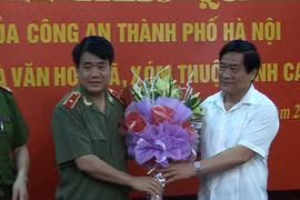 CATP Hà Nội đi thăm và tặng quà tại tỉnh Cao Bằng